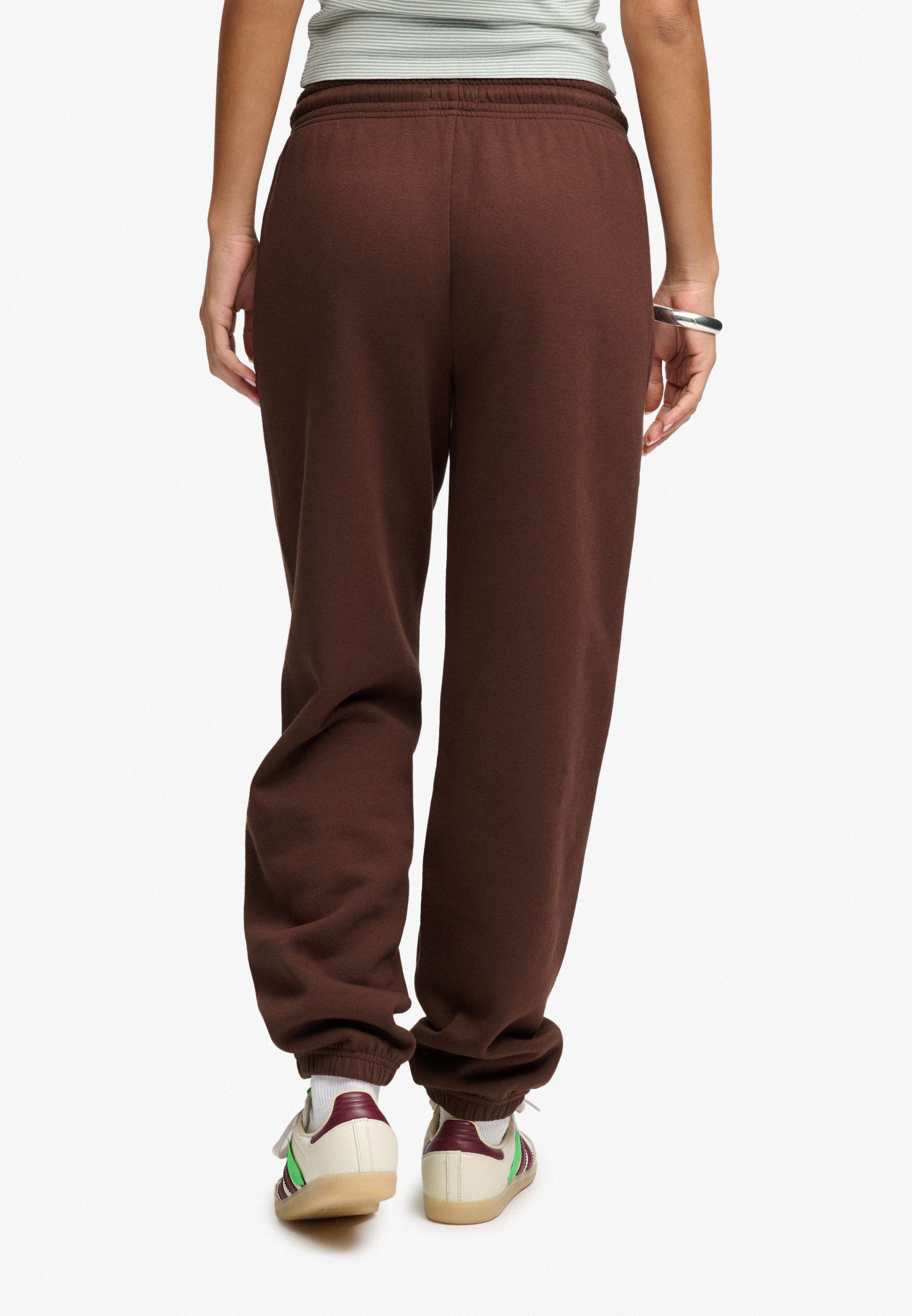 Superdry Sweathose SIGNATURE EMB CUFFED JOGGER Baumwollmischung, relaxed fit