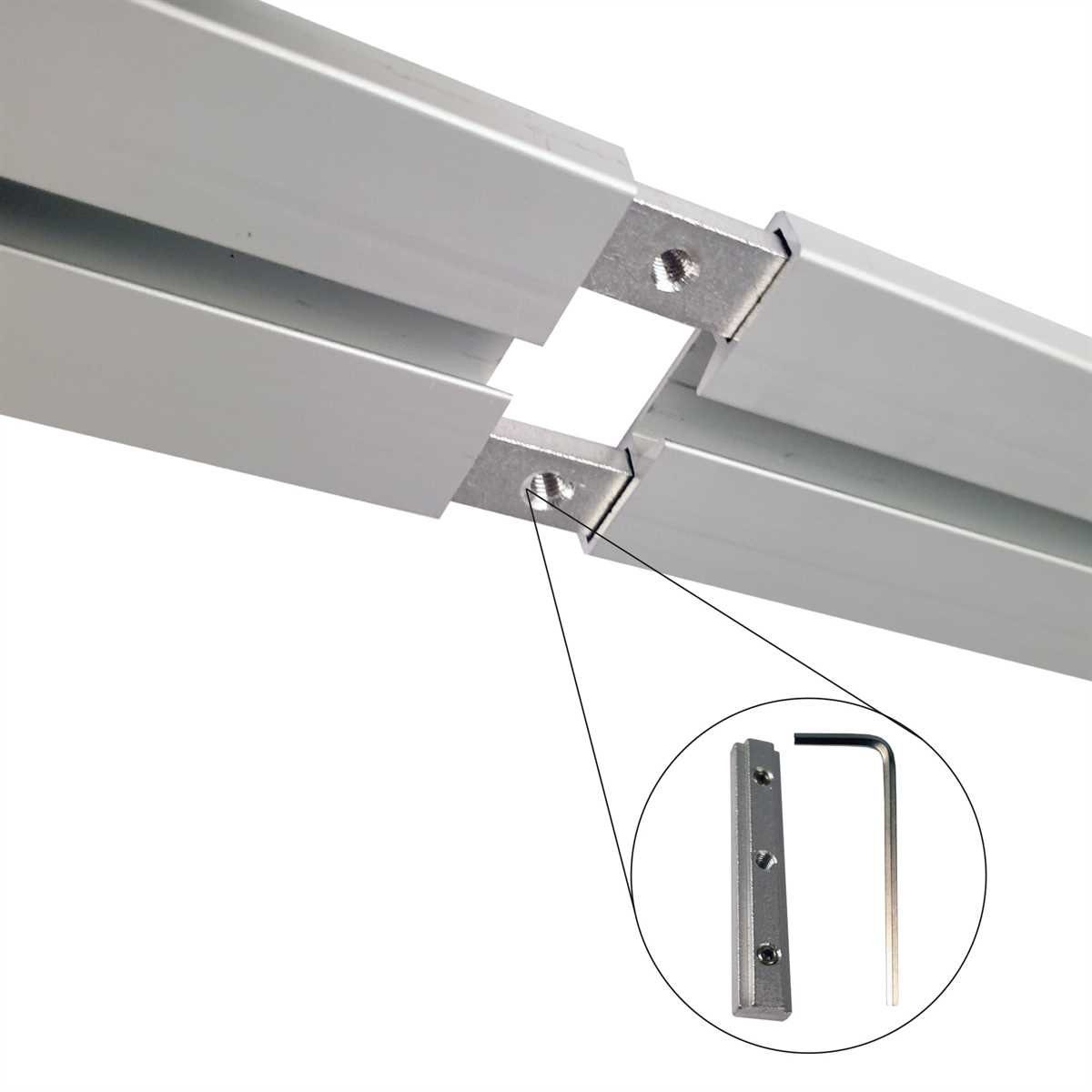 Bestlivings Gardinenschiene, 1-läufig, Fixmaß, Aluminium, verschraubte günstig online kaufen