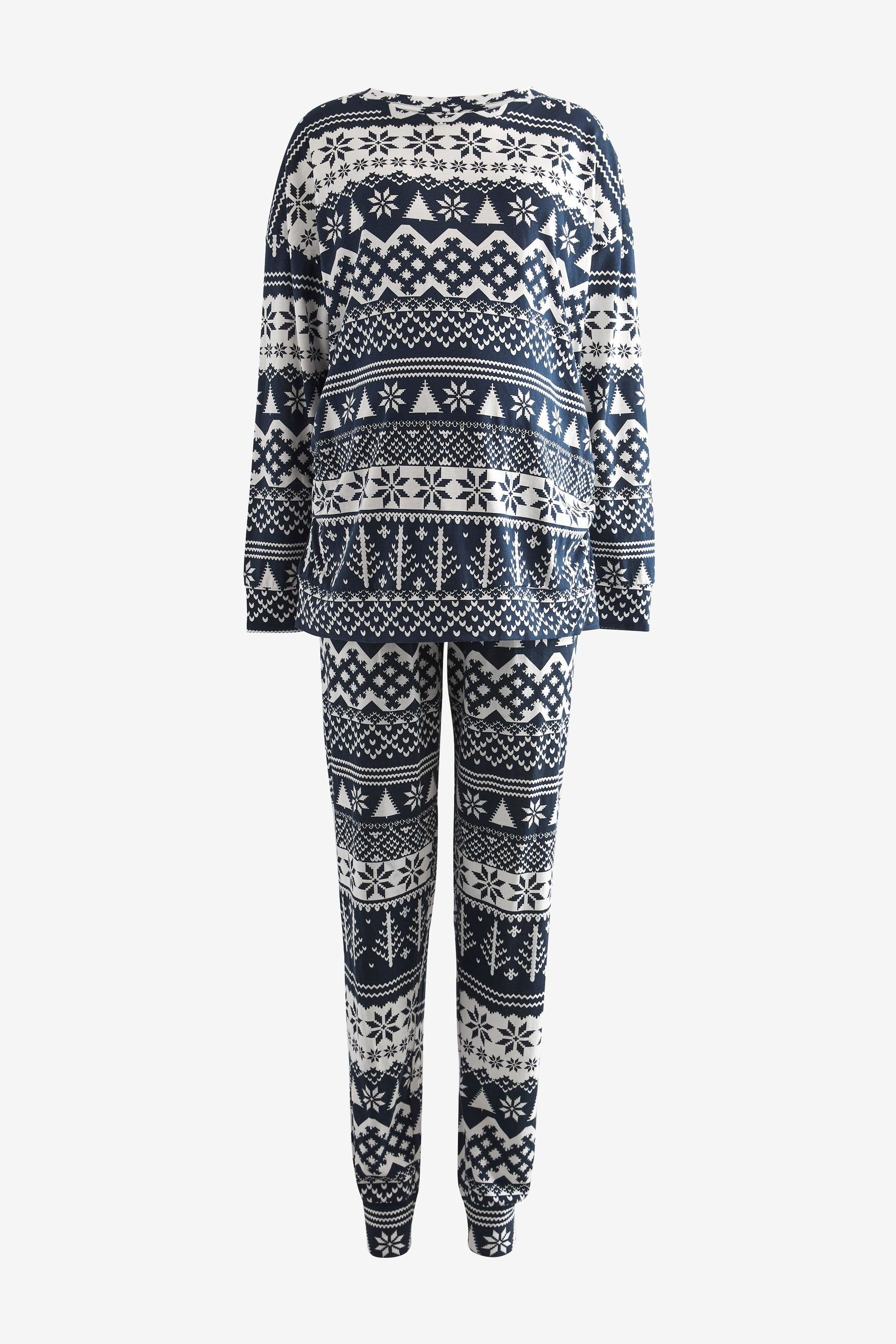 Next Umstandspyjama Damen-Schlafanzug Weihnachten (Familienkollektion) (2  tlg), Aktuelles Design aus England *