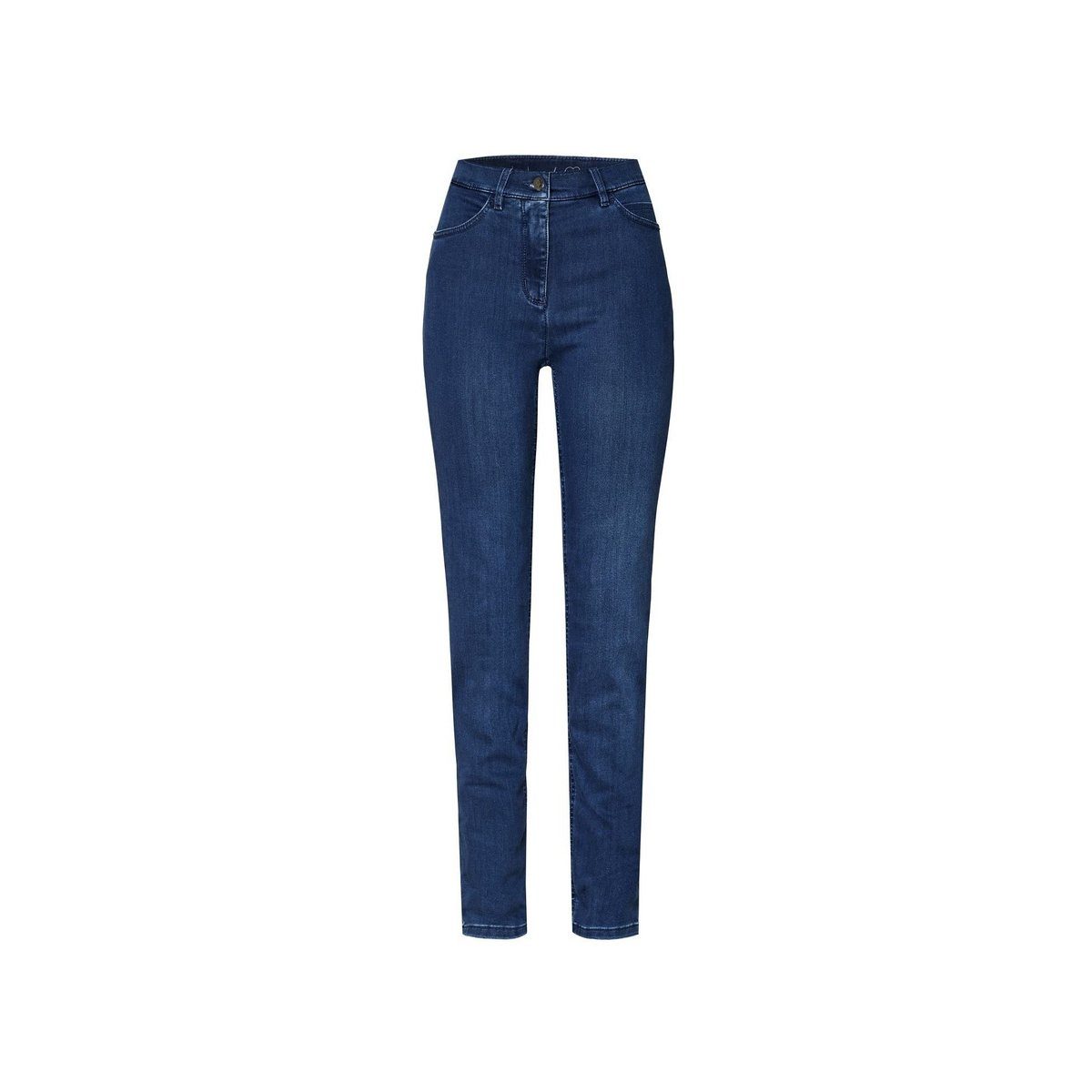 TONI 5-Pocket-Jeans mittel-blau (1-tlg)