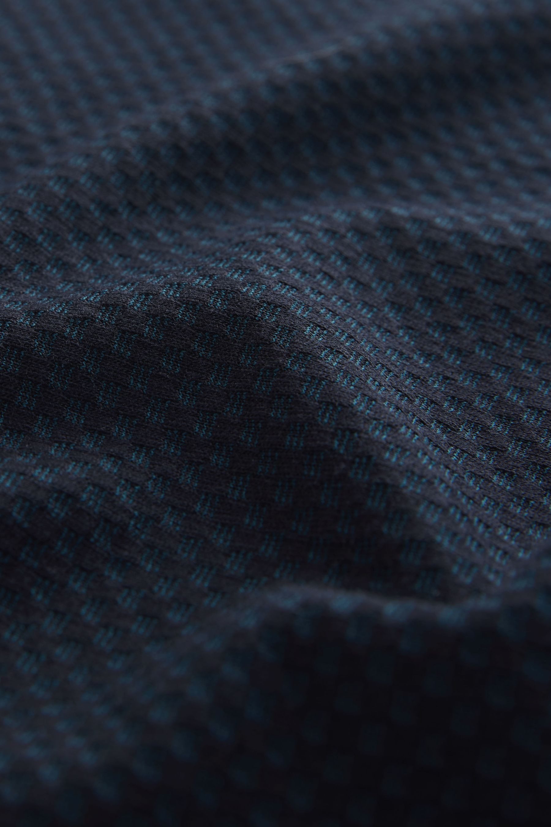 Next Poloshirt Polohemd mit 1/4-Reißverschluss und Muster (1-tlg) günstig online kaufen