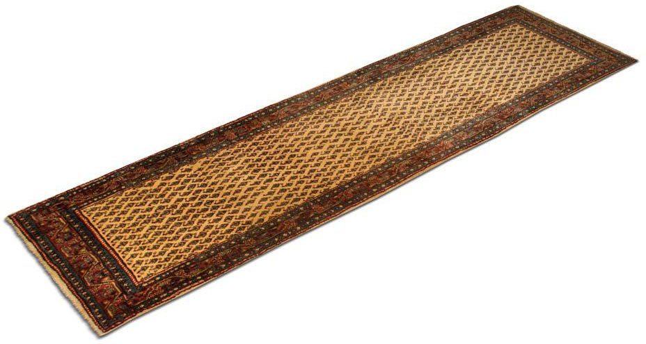 Wollteppich Mir Teppich handgeknüpft gold, morgenland, rechteckig, Höhe: 8  mm
