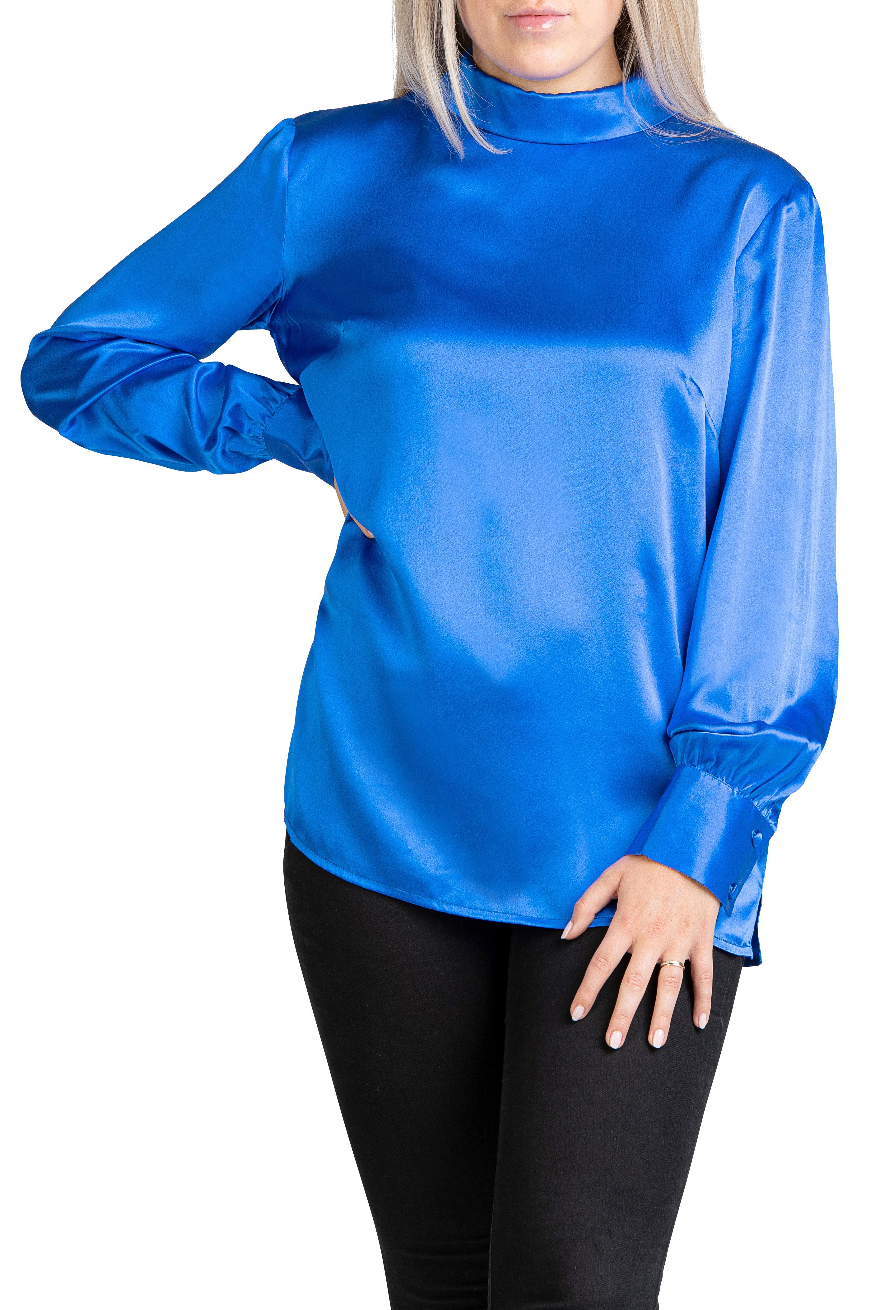 Posh Gear Seidenbluse Damen Bluse Satinoseta günstig online kaufen