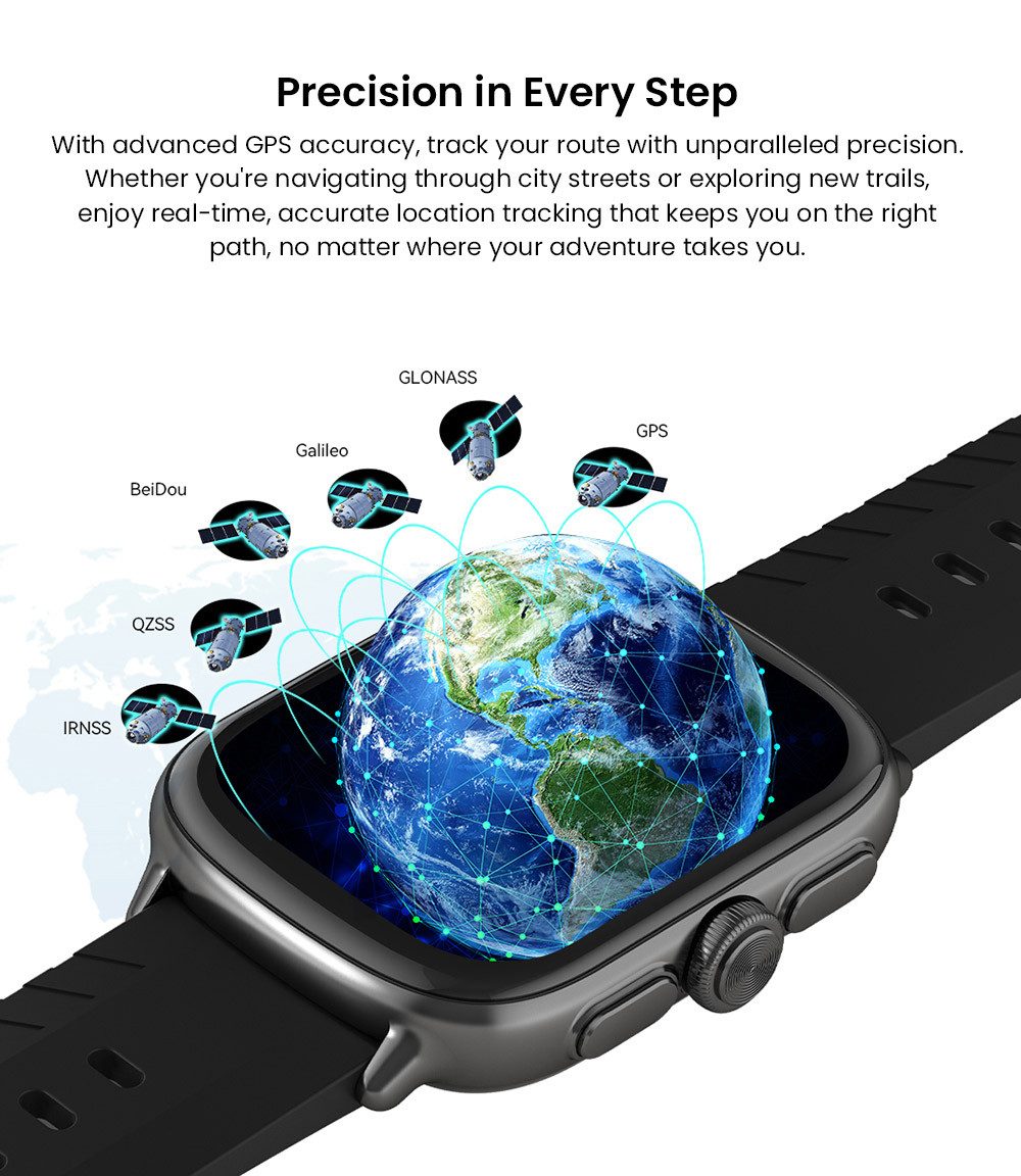 imiki Frame 2 Pro Kooperationsfall mit Benetton Smartwatch, 24/7 Gesundheitsüberwachung, Schlafüberwachung, 5ATM Wasserdichtigkeit