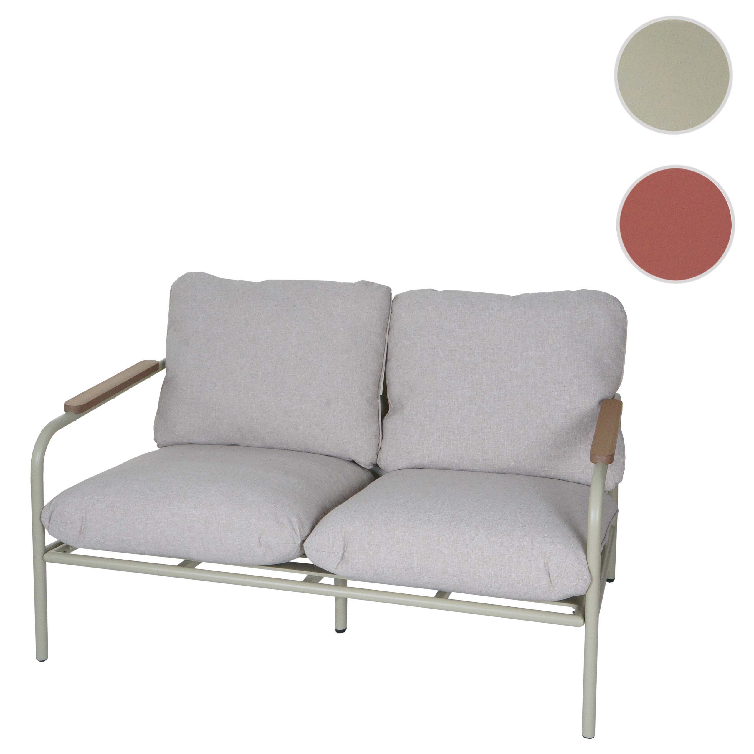 MCW Gartenbank MCW-O11, Passend zur Gartengarnitur O11, Aluminium-Gestell