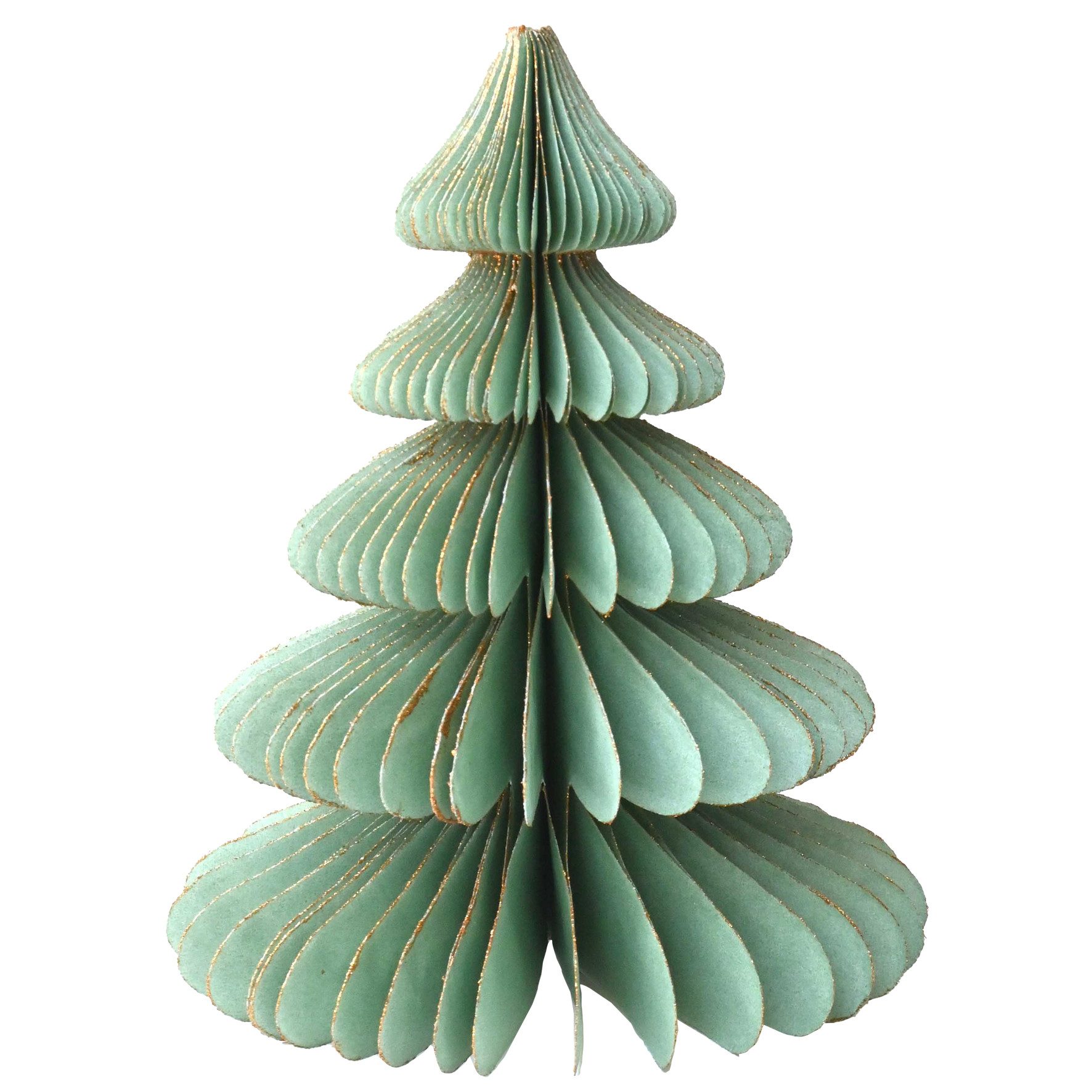 Just Be Weihnachtsfigur Weihnachtsbaum Tanne aus Papier - Jade