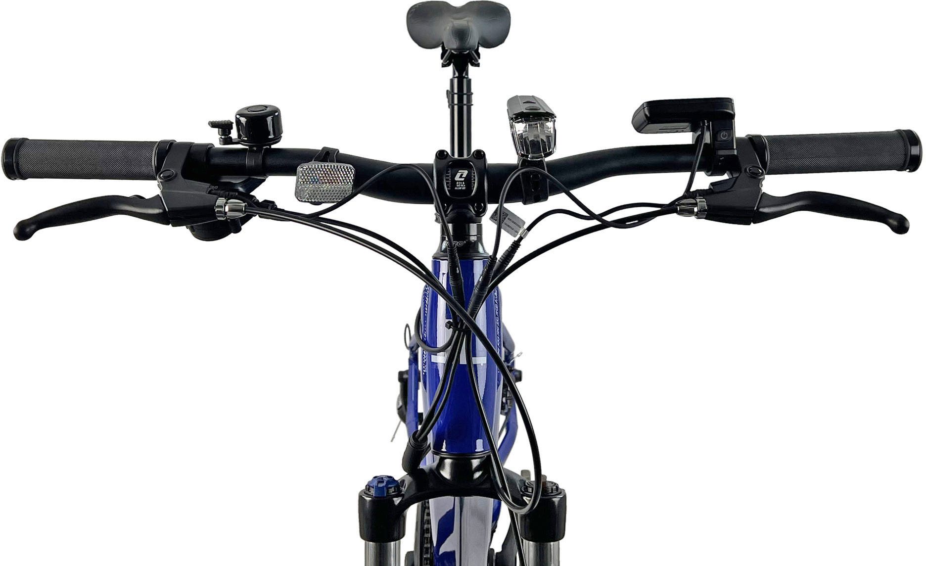 LLobe E-Bike Mountainbike Mountain E-Bike 27,5" Summit, 8 Gang Shimano Deore Schaltwerk, Kettenschaltung, Heckmotor, 468 Wh