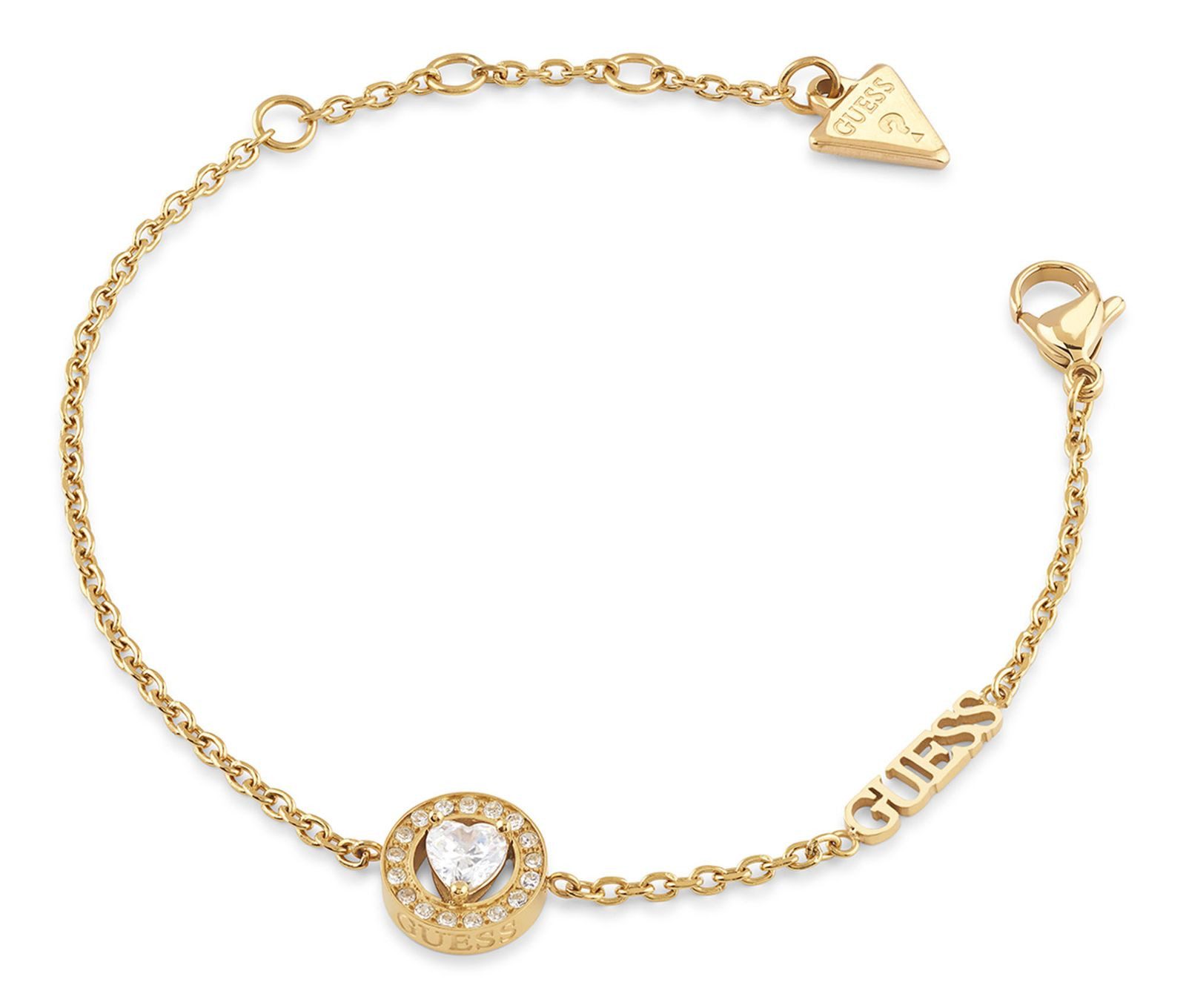 Guess Gliederarmband Heart Crystal Bracelet günstig online kaufen