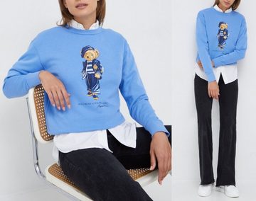 Ralph Lauren Sweatshirt POLO RALPH LAUREN Bear Paris Bär Sweatshirt Sweater Pullover Pulli S