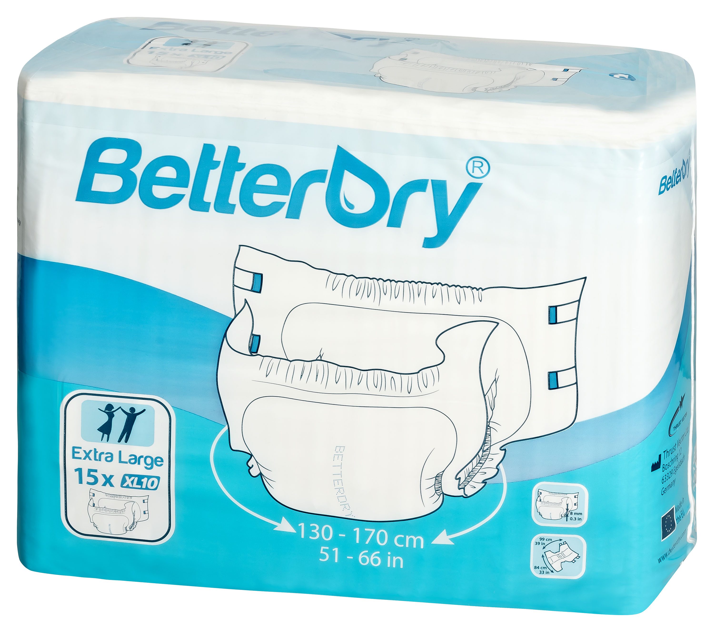 BetterDry Inkontinenzboxer XL10 Windeln für Erwachsene günstig online kaufen