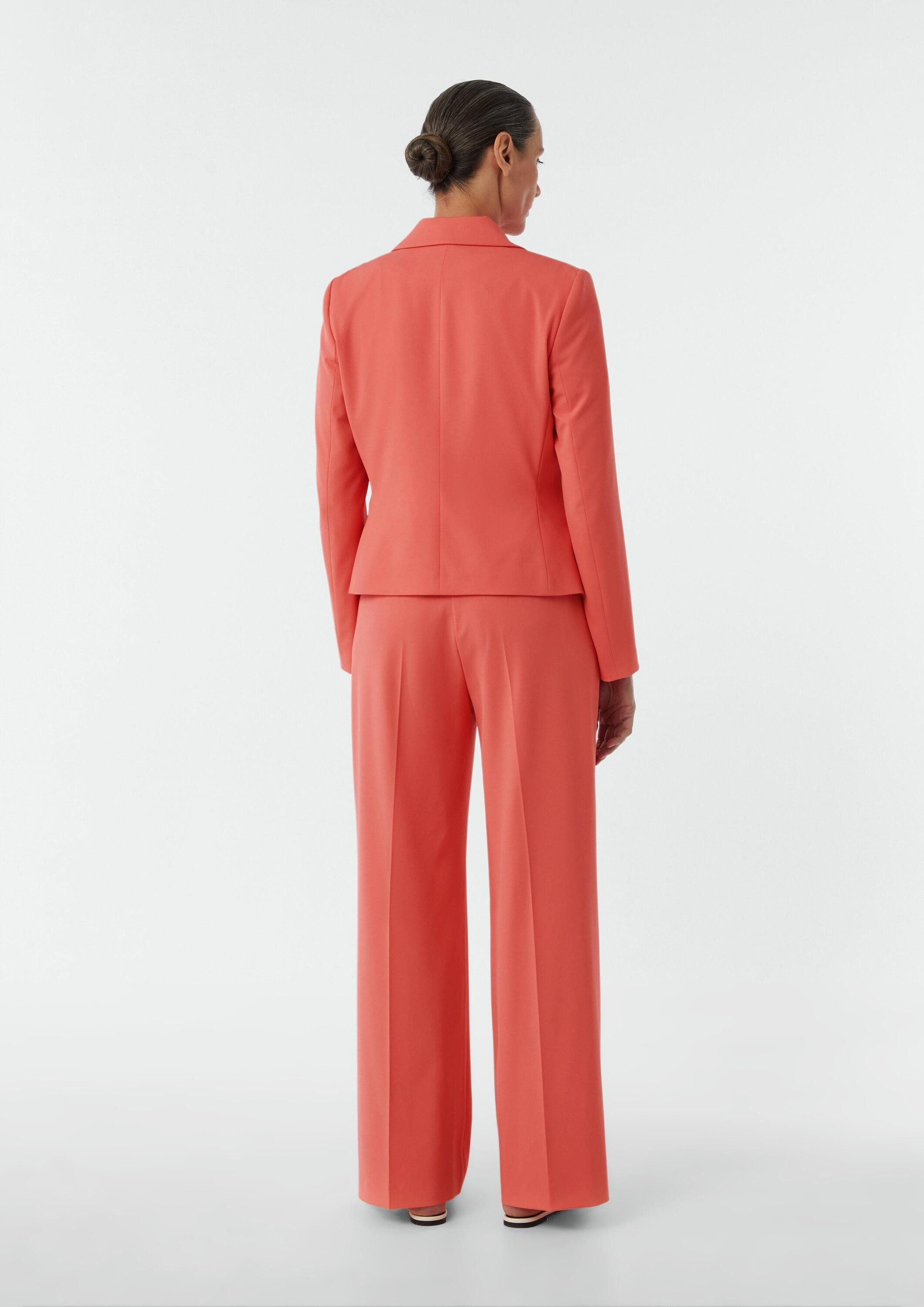 comma Jackenblazer Indoor-Jacke Antaillierter Blazer mit Reverskragen