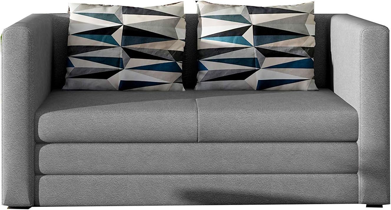 MOEBLO Schlafsofa GULIA, Schlafsessel Sofa ohne Bettkasten, Couch für Wohnzimmer Federkern Sofagarnitur Polstersofa Kindersofa Jugendsofa, mit Schlaffunktion