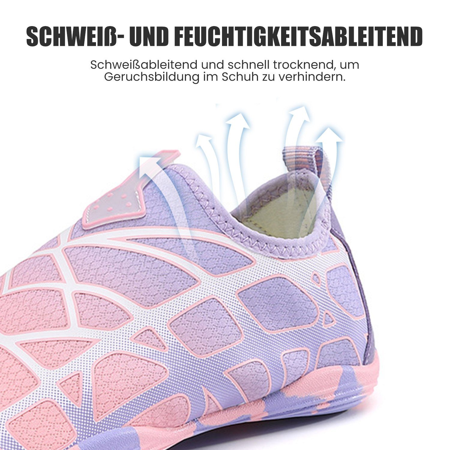 Zehenschuhe Daisred Schnell Rosa Trocknend Barfußschuh Unisex Traillaufschuhee