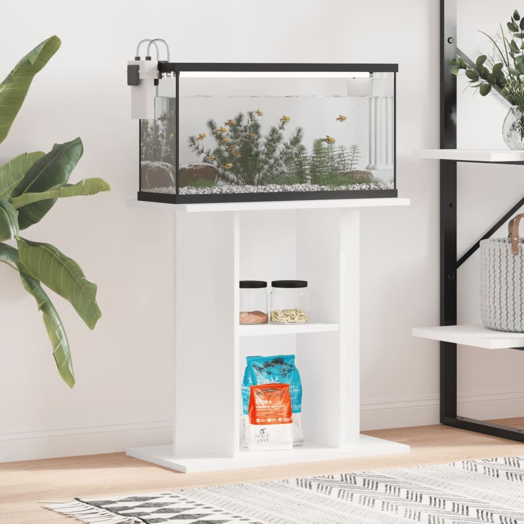 vidaXL Aquariumunterschrank Aquariumständer Weiß 60x30x60 cm günstig online kaufen