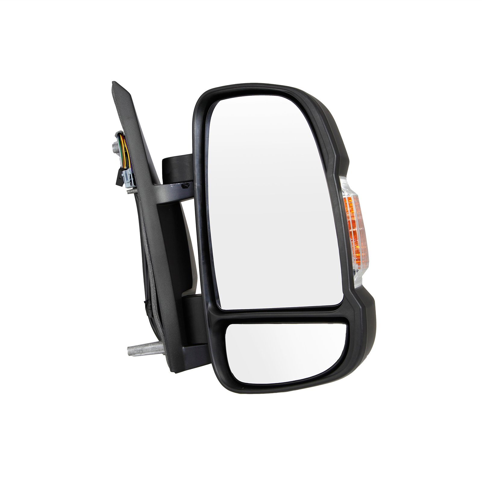 Augustin Group Autospiegel Außenspiegel rechts elektrisch kurzer Spiegelarm 735620712 (Beheizbar, Elektrisch einklappbar), Passend für Fiat Ducato 250
