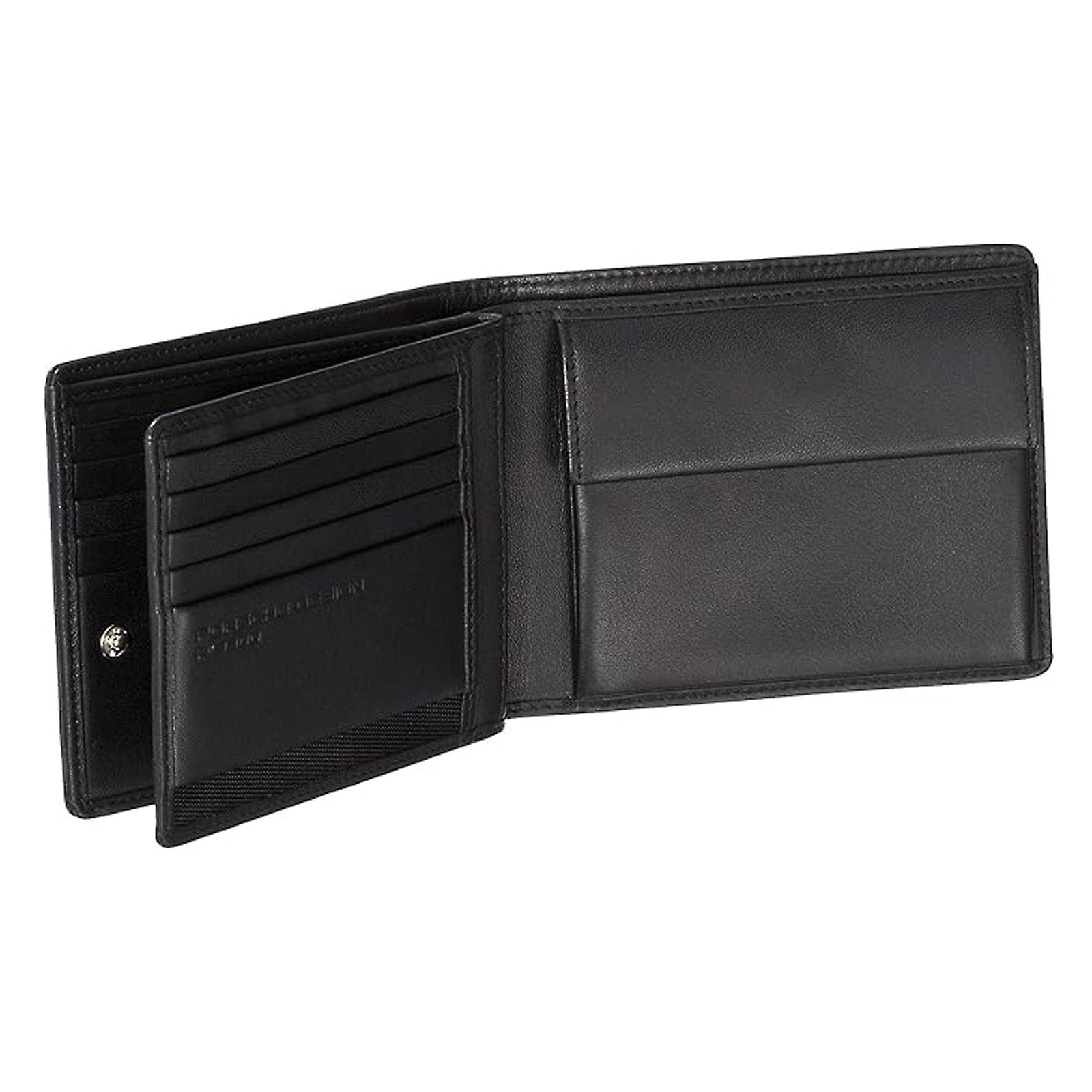 PORSCHE Design Geldbörse CL.2.20 Herren Portemonnaie aus Leder mit Silber-Emblem & Carbon, inkl. Geschenkbox