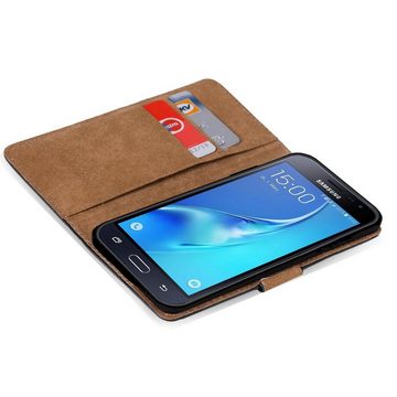 CoolGadget Handyhülle Book Case Handy Tasche für Samsung Galaxy J7 2016 (J720) 5,5 Zoll, Hülle Klapphülle Flip Cover für Samsung J7 2016 Schutzhülle stoßfest