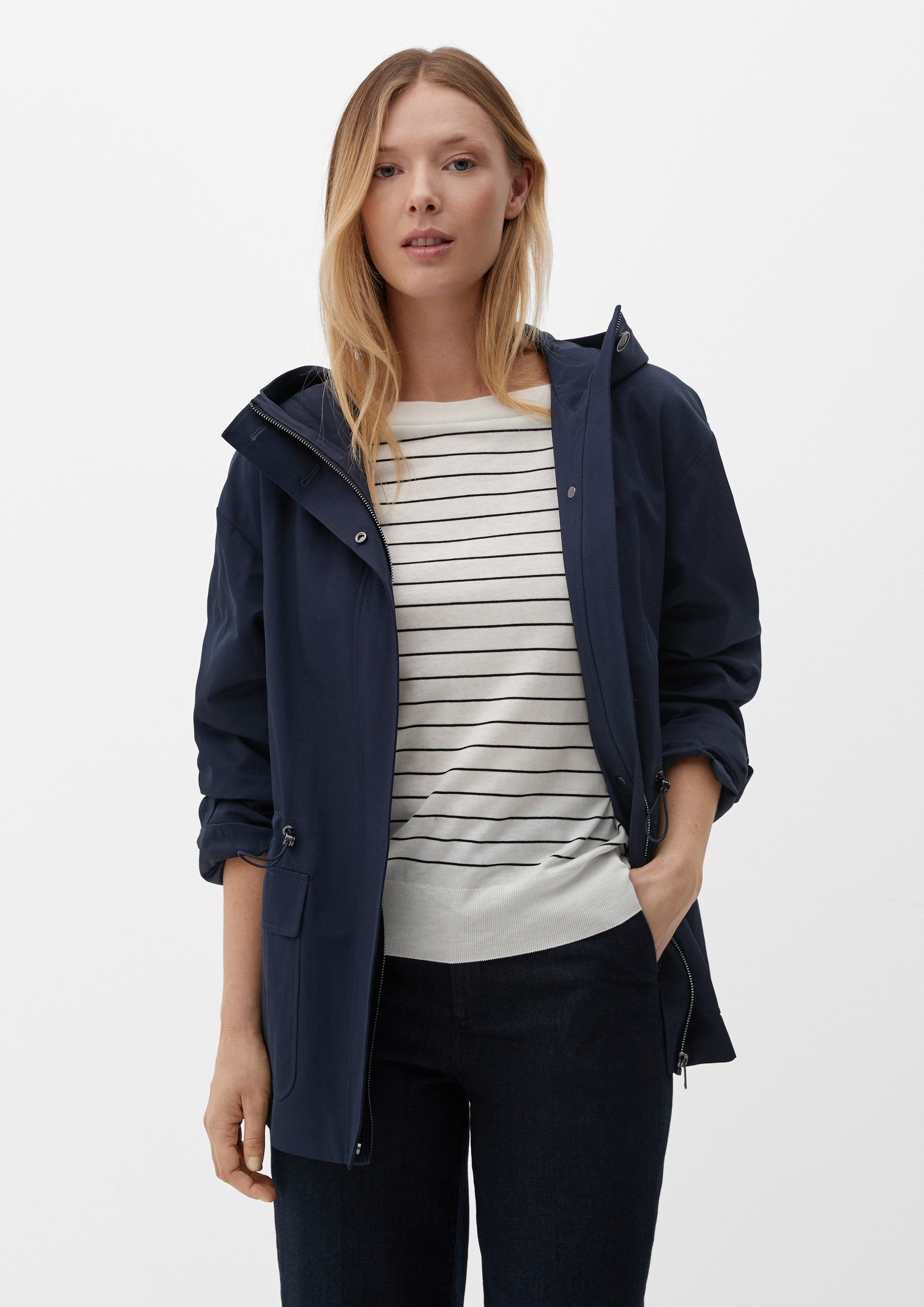 s.Oliver Funktionsjacke Outdoor-Jacke Jacke mit Zwei-Wege-Reißverschluss