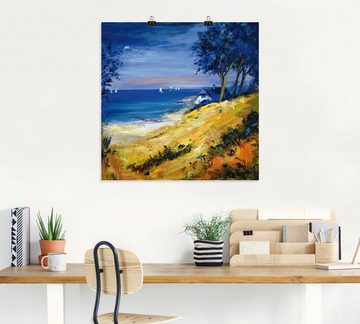 Artland Wandbild Das Meer zu Hause, Gewässer (1 St), als Leinwandbild, Poster in verschied. Größen