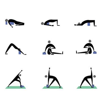 Lubgitsr Yogablock Yoga Block, Yogablock für Yoga Pilates Training, (1-tlg)