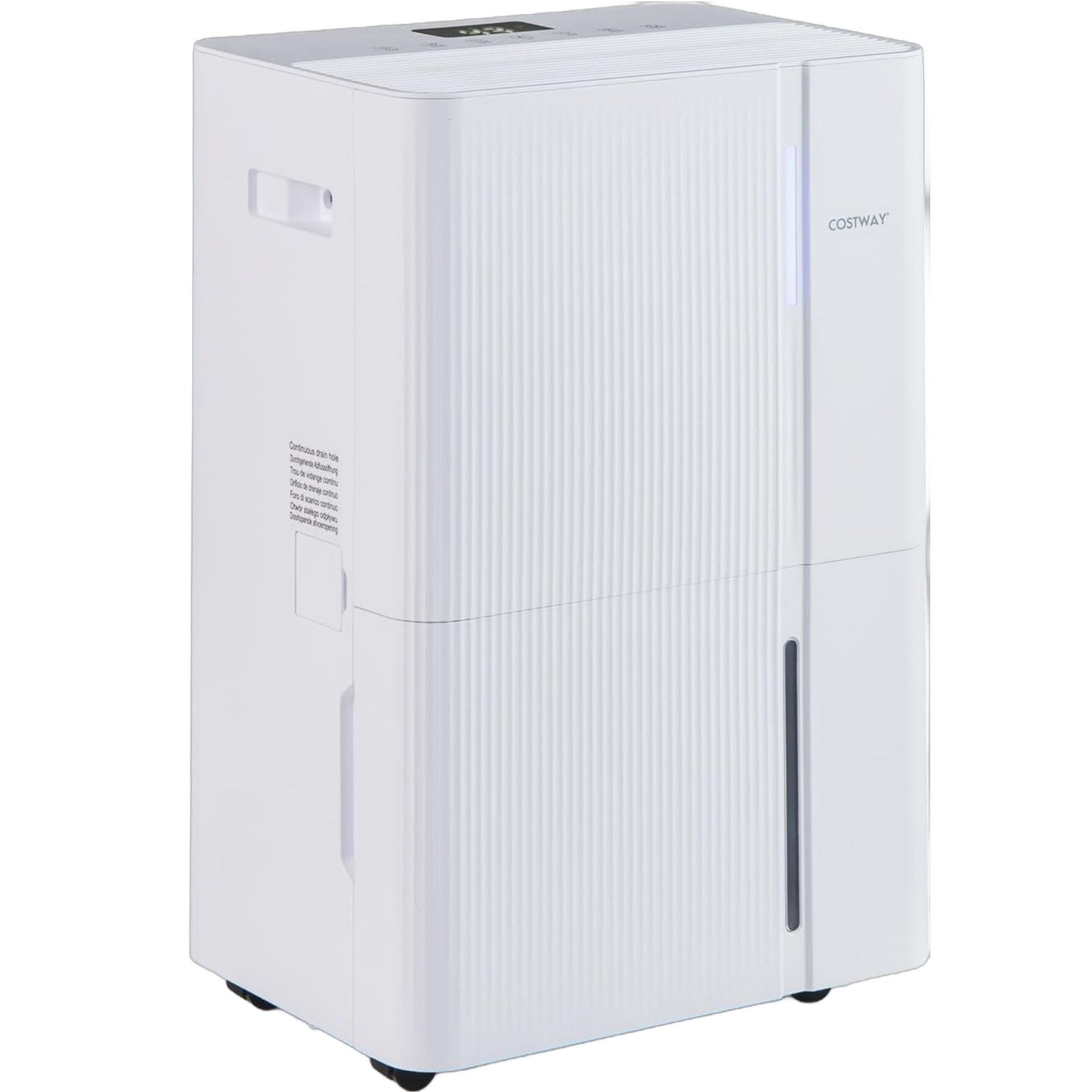 COSTWAY Luftentfeuchter, für 150 m³ Räume, Entfeuchtung 40 l/Tag, Tank 4.6 l