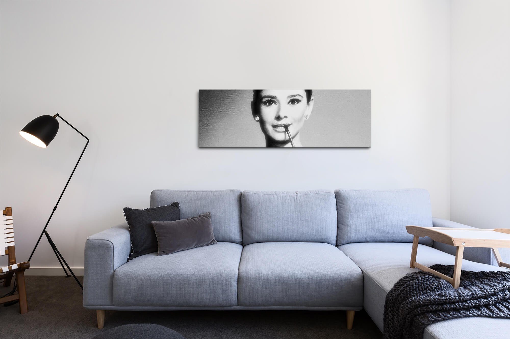 möbel-direkt.de Leinwandbild Bilder XXL Audrey Hepburn Wandbild auf Leinwand – Bild 4 von 4