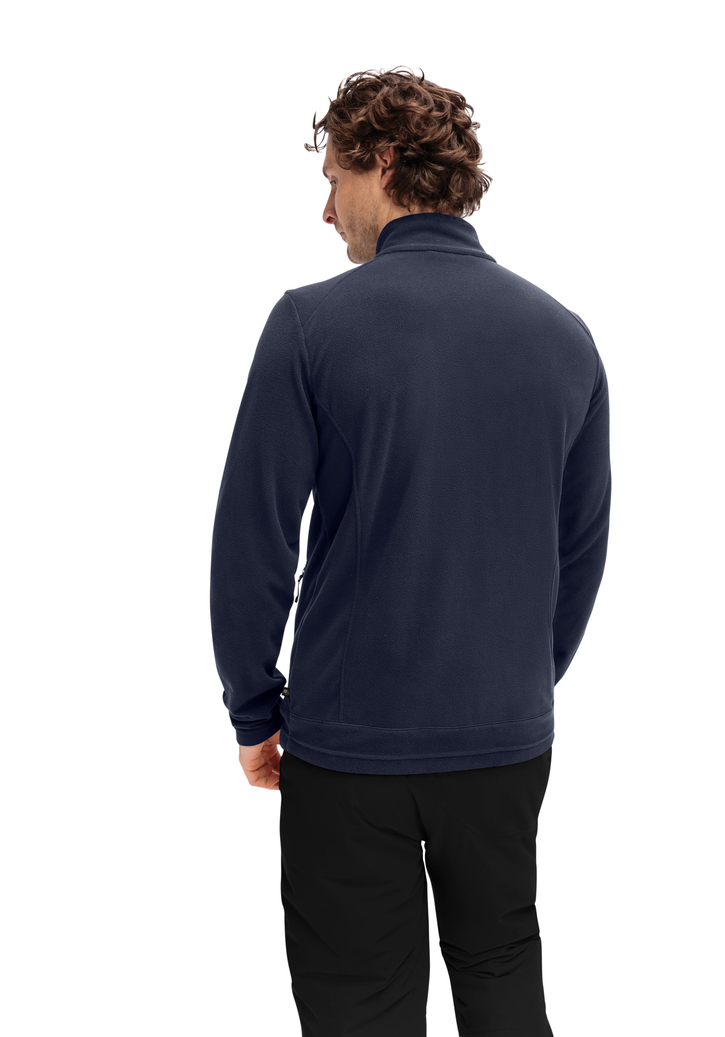 Maier Sports Fleecejacke Dennis Jacket M Herren Midlayer, pflegeleichtes Fleece mit 2 RV-Taschen – Bild 5 von 5