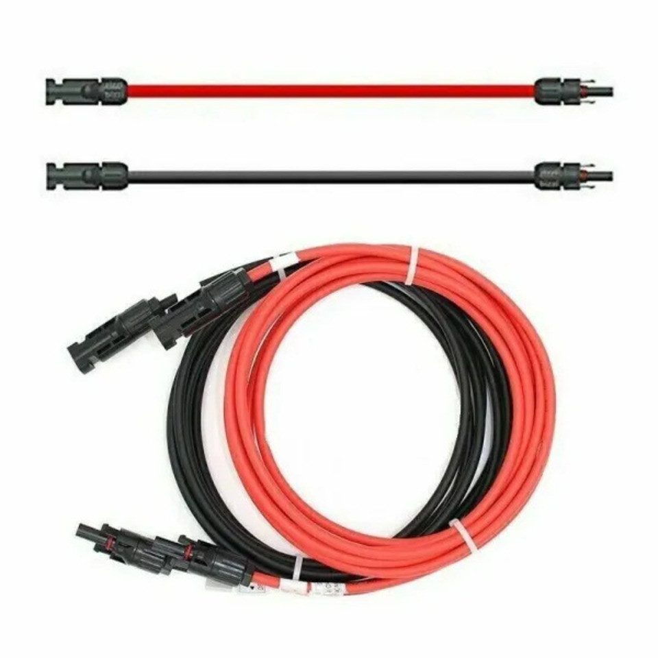 Paket.ag 5 m PV-Verlängerungskabel MC4 – Solar Kabel wetterfest & UV-beständig Solarkabel