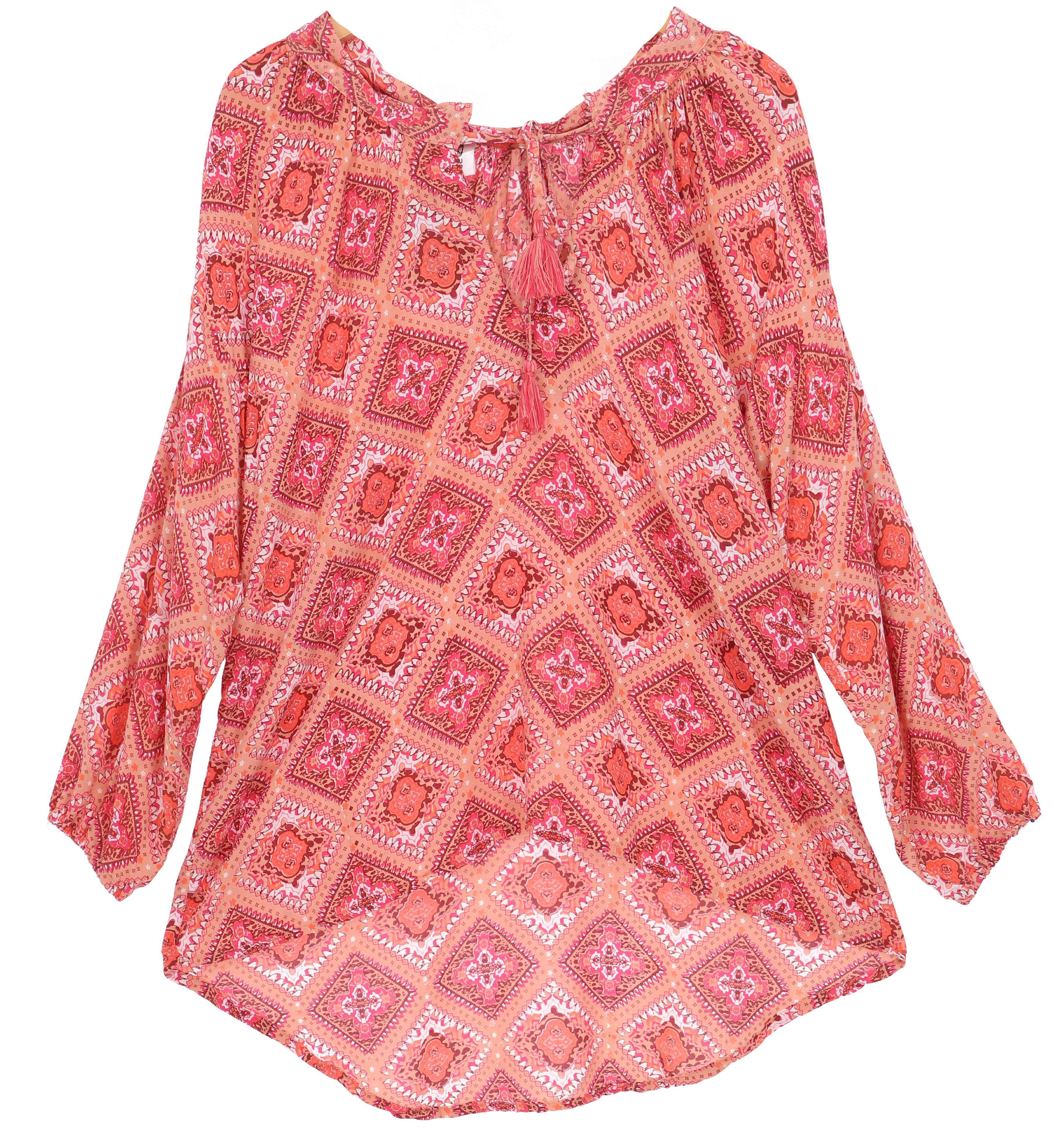 Guru-Shop Longbluse Blusentunika, Langarmbluse, plus size.. günstig online kaufen