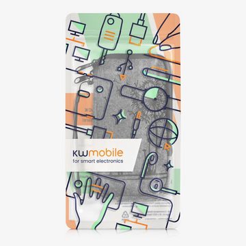 kwmobile Handyhülle Handytasche für Smartphones XL - 6,7/6,8", Handy Filztasche - 17,2 x 8,4 cm Innenmaße