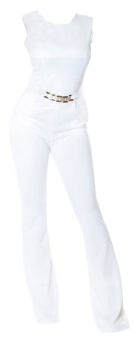 Koucla Jumpsuit eleganter Overall mit Schnalle günstig online kaufen