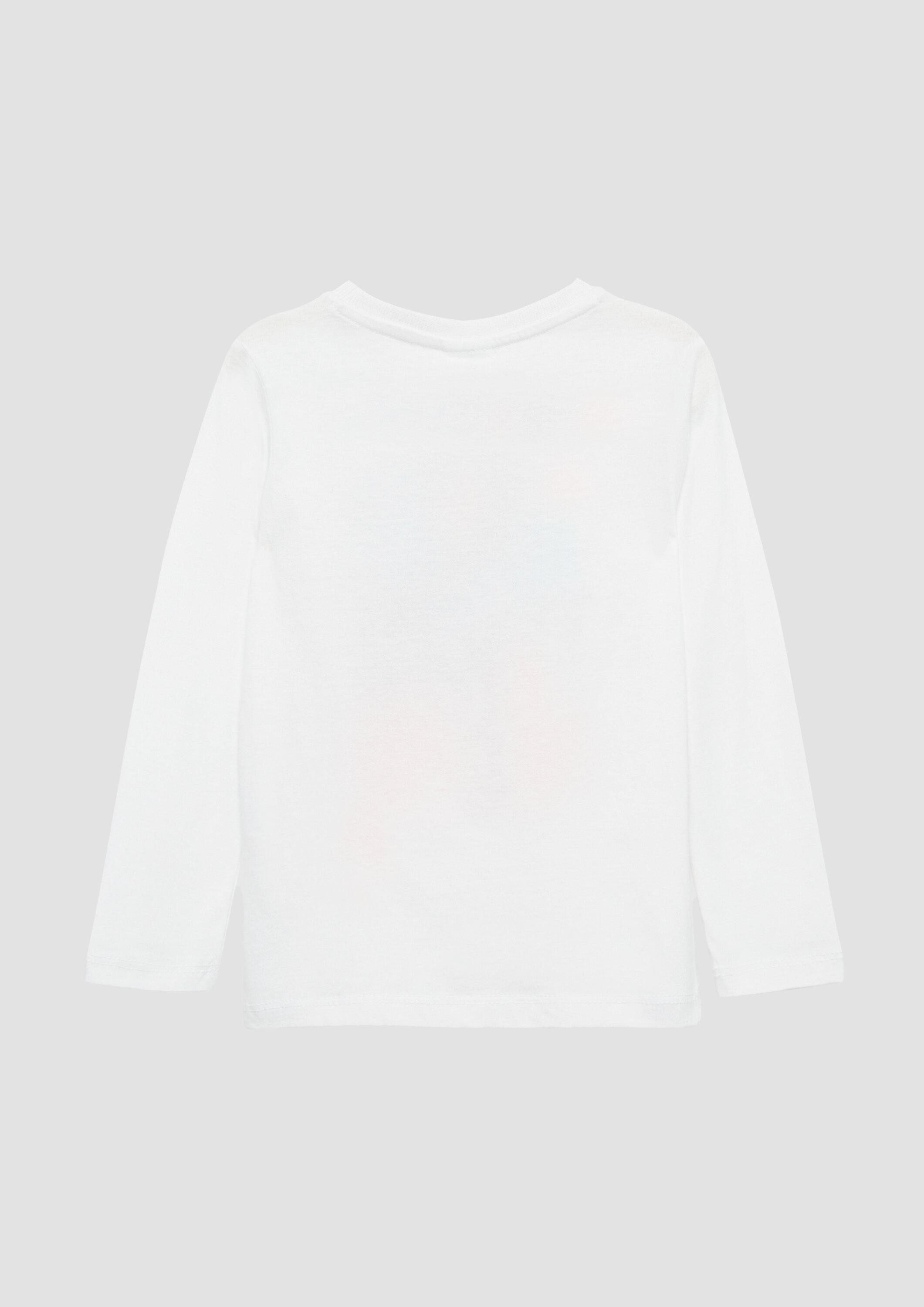 s.Oliver Langarmshirt T-Shirt Jersey-Longsleeve mit Frontprint