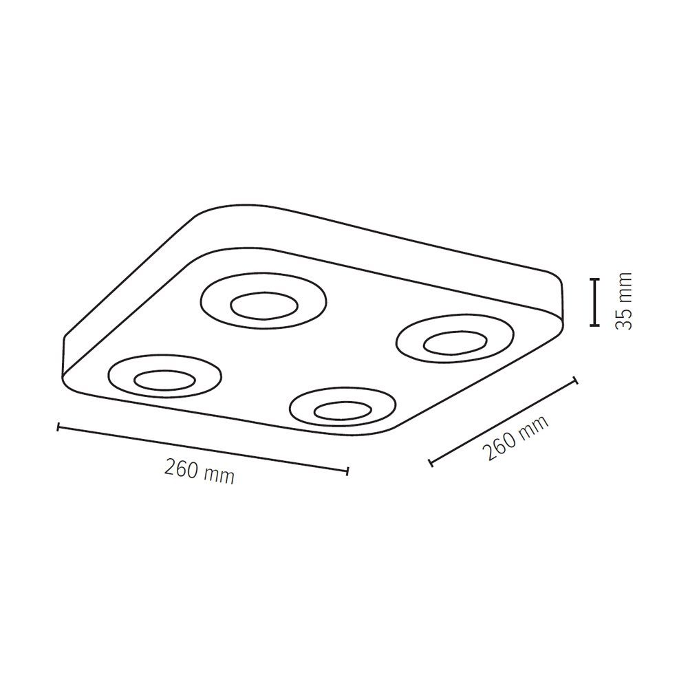 Beton, Light aus echtem LED-Module in Made LED inklusive, COOL, EU Warmweiß, Handgemacht, wechselbar, SPOT Deckenleuchte