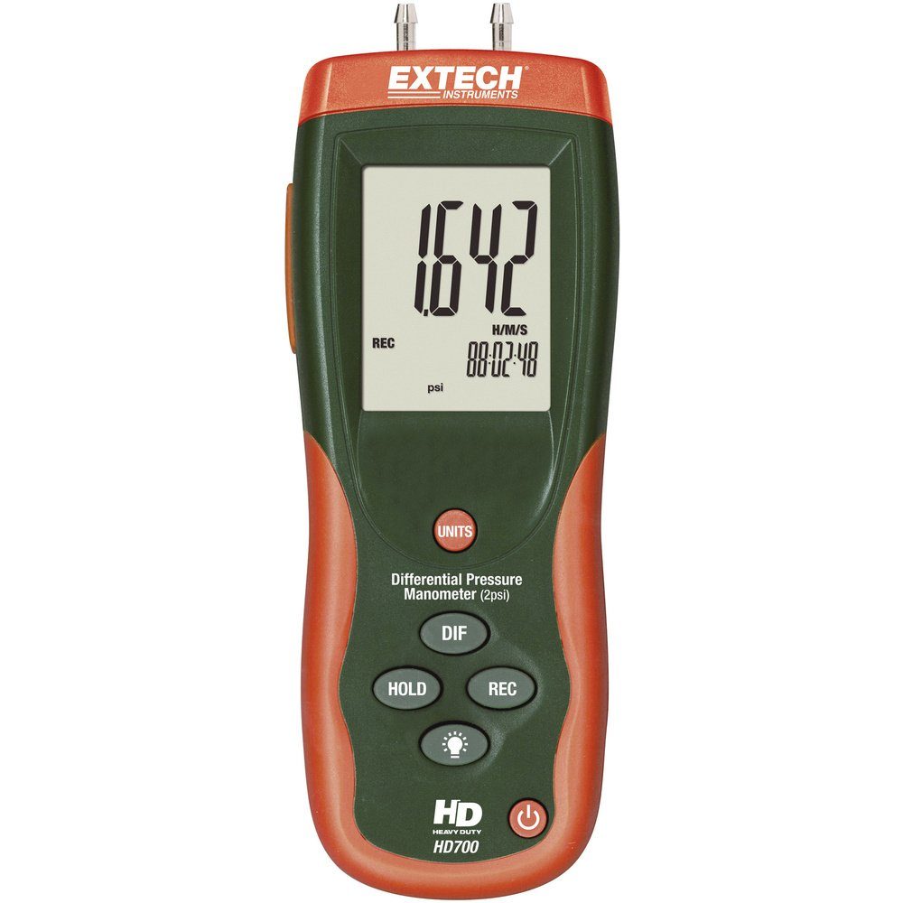Luftdruckmessgerät Extech HD700 Druck-Messgerät Luftdruck 0 - 0.1378 bar