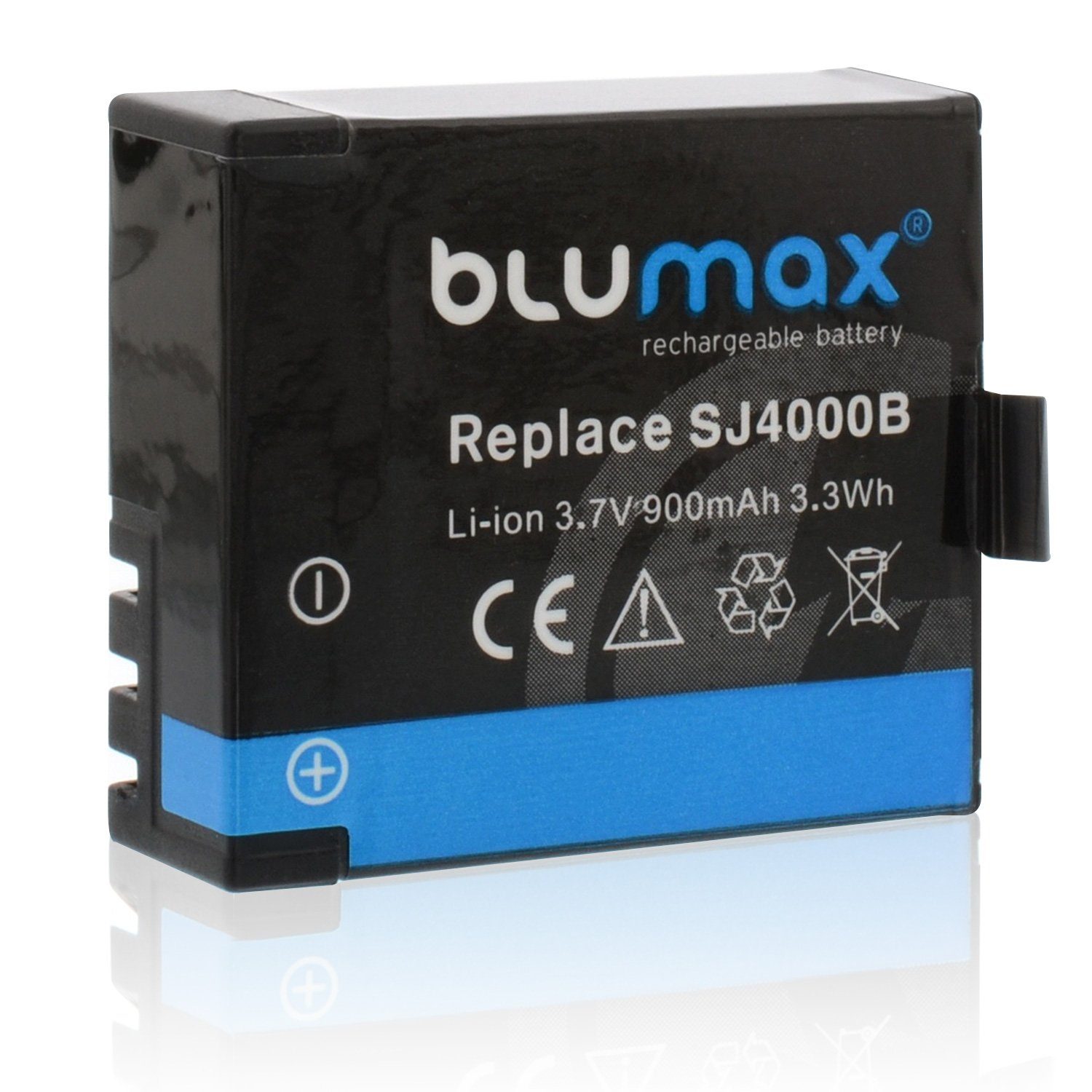 Blumax Akku passend für Qumox SJ4000B 900 mAh (3,7V) Kamera-Akku