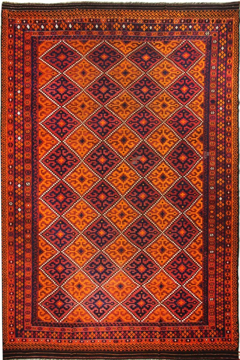 Orientteppich Kelim Afghan Antik 314x475 Handgewebter Orientteppich, Nain Trading, rechteckig, Höhe: 3 mm