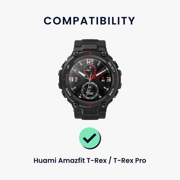 kwmobile Uhrenarmband 2x Sportarmband für Huami Amazfit T-Rex / T-Rex Pro, Armband TPU Silikon Set Fitnesstracker