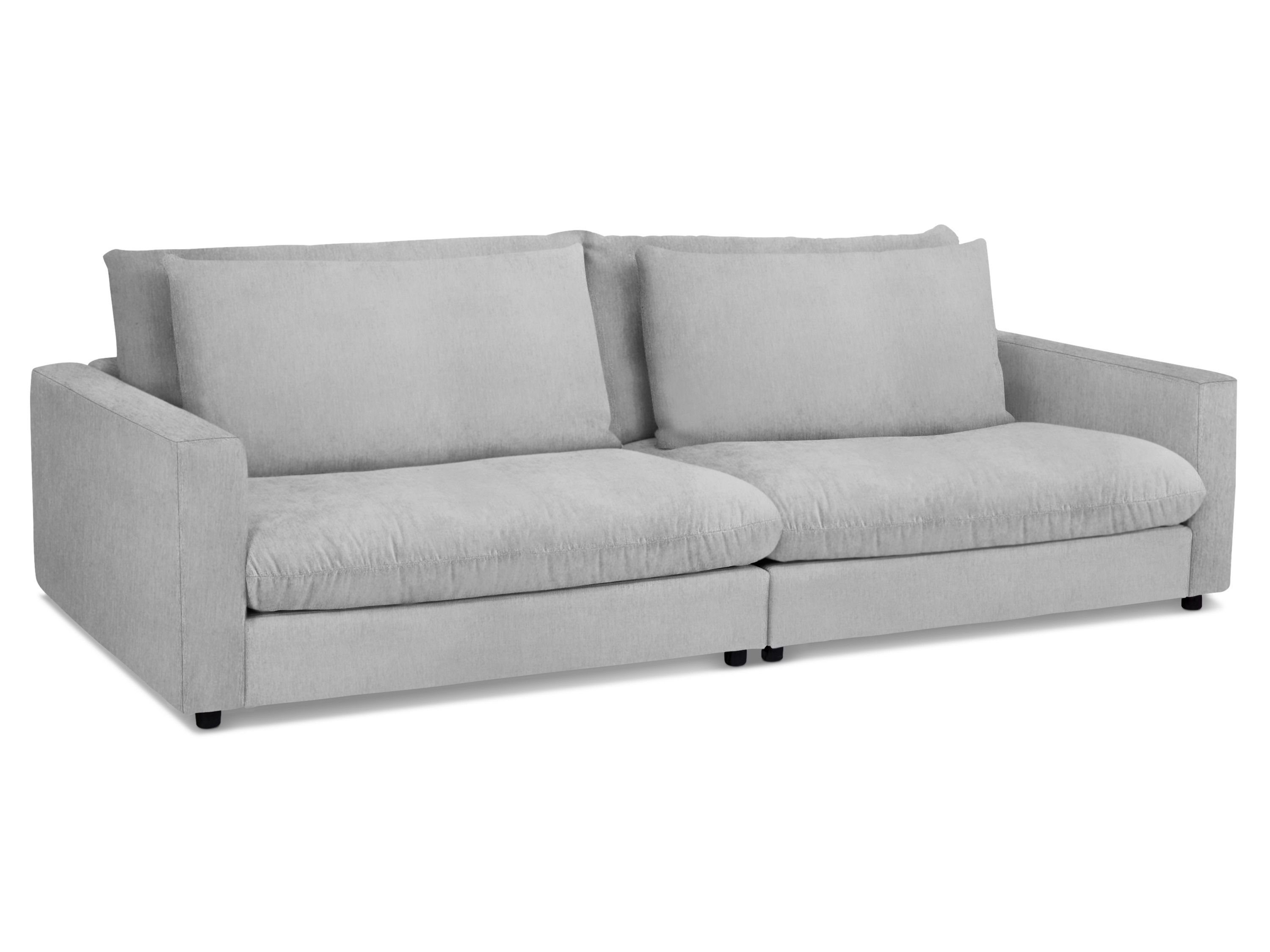 SANSIBAR Living Sofa Sofa, Sofa SANSIBAR WANGEROOGE (BHT 268x87x127 cm) BHT 268x87x127 cm silver
