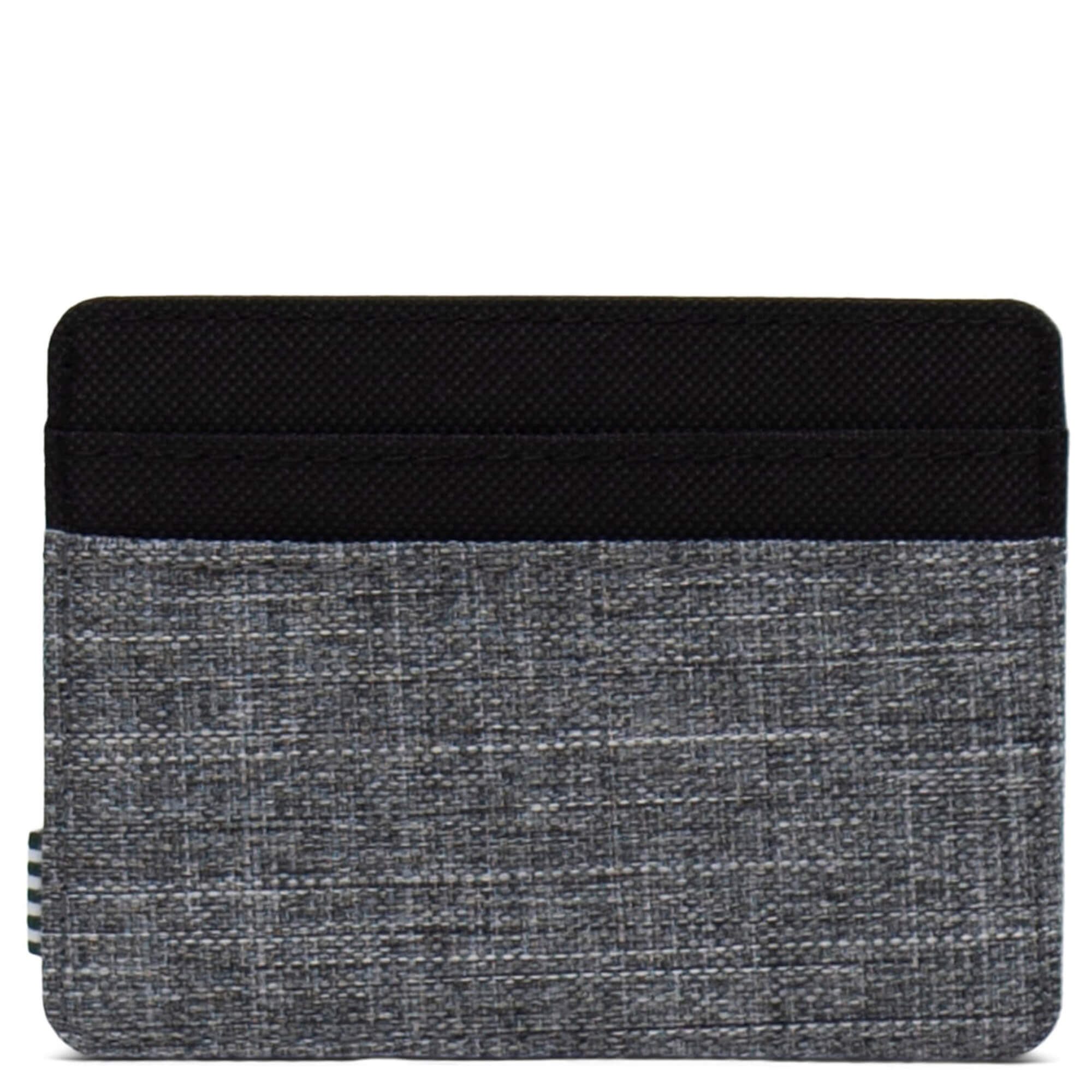 Herschel Kartenetui Charlie - Kreditkartenetui 4cc 10 cm RFID (raven crosshatch)