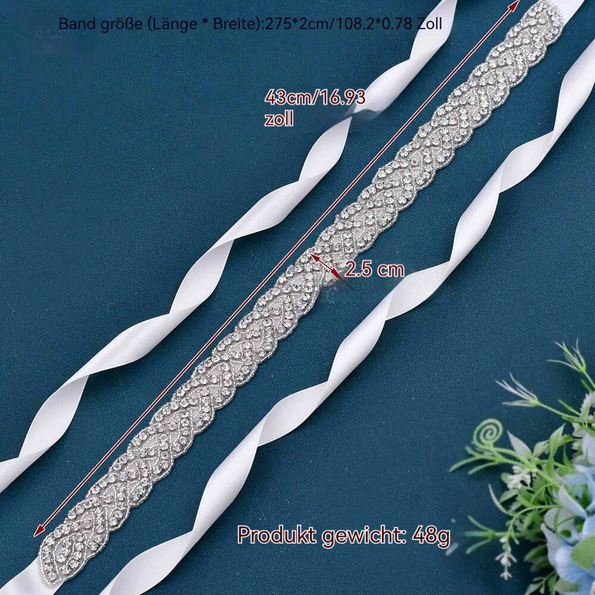 YRIIOMO Gürtelriemen Brautgurt, Accessoire für Brautkleider, günstig online kaufen