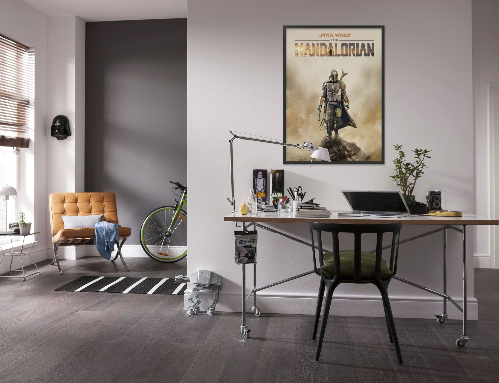 Komar Bild Mandalorian Movie Poster, Disney, Star Wars (1 St), Wandbild zur Dekoration im Kinderzimmer - ohne Rahmen