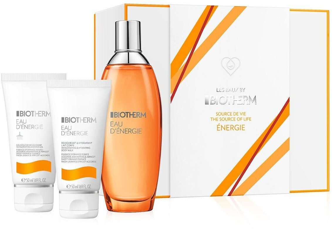 BIOTHERM Körperpflegemittel Biotherm Eau d'Energie Set (EdT 100ml + SG 50ml + BL 50ml), 3-tlg.