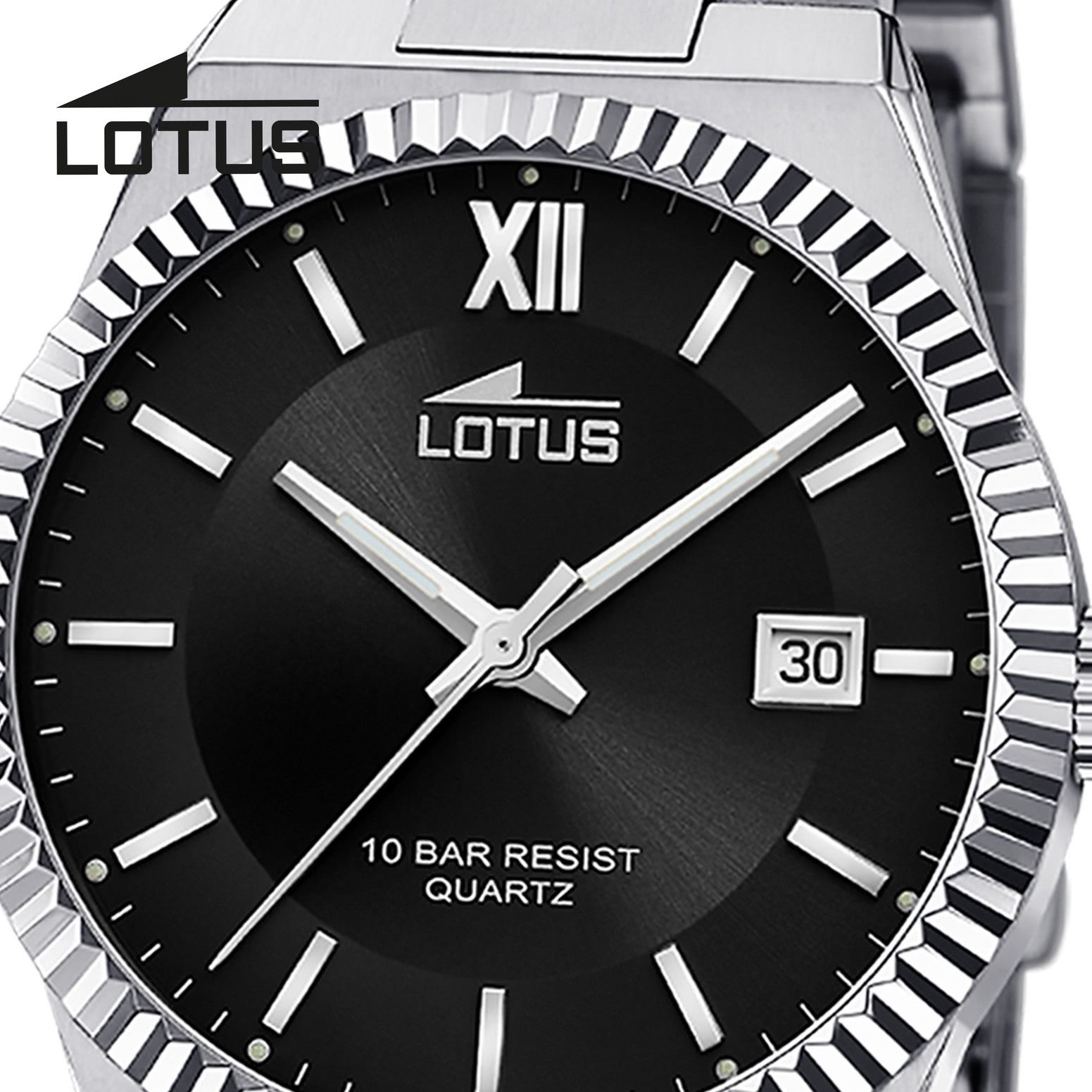 Lotus Chronograph Lotus Herrenuhr Edelstahl silber Lotus, (Chronograph), He günstig online kaufen