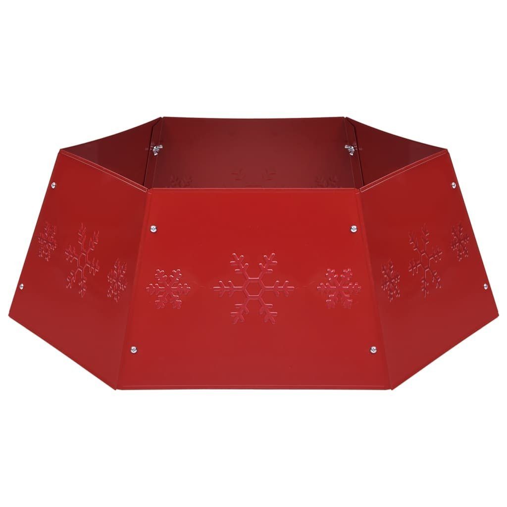 Ø68x25 cm vidaXL Christbaumschmuck Rot Weihnachtsbaumrock