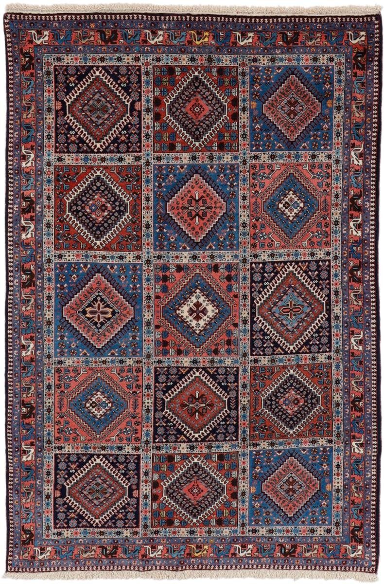 Orientteppich Yalameh 159x244 Handgeknüpfter Orientteppich / Perserteppich, Nain Trading, rechteckig, Höhe: 12 mm