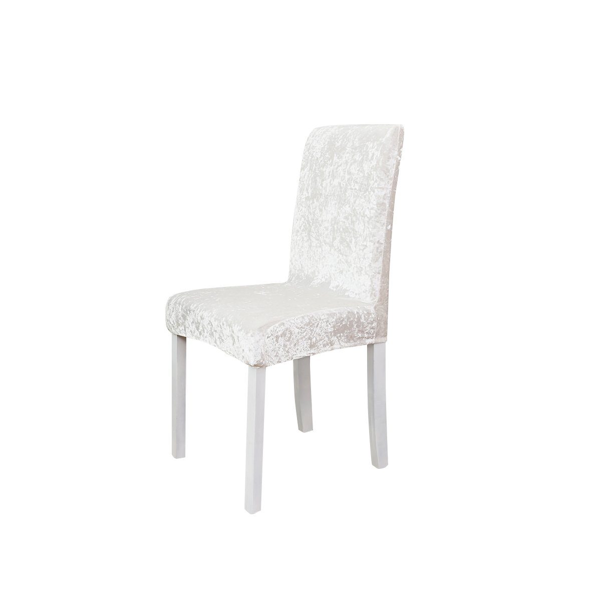 Rosnek Stuhlhusse Stuhlüberzug,Stretch Samt,für Hochzeit Esszimmer günstig online kaufen