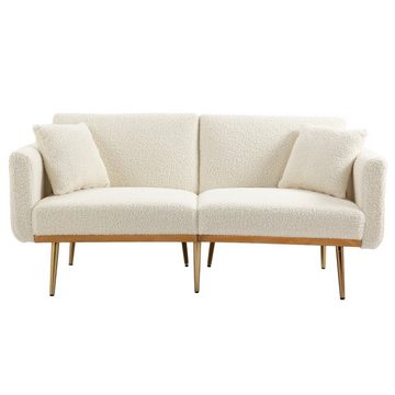 HAUSS SPLOE Sofa Einzelsofa Schlafsofa 2-Sitzer Sofa Kindersofa, 65.35*30.71*30.31zoll, Hochwertige Verarbeitung