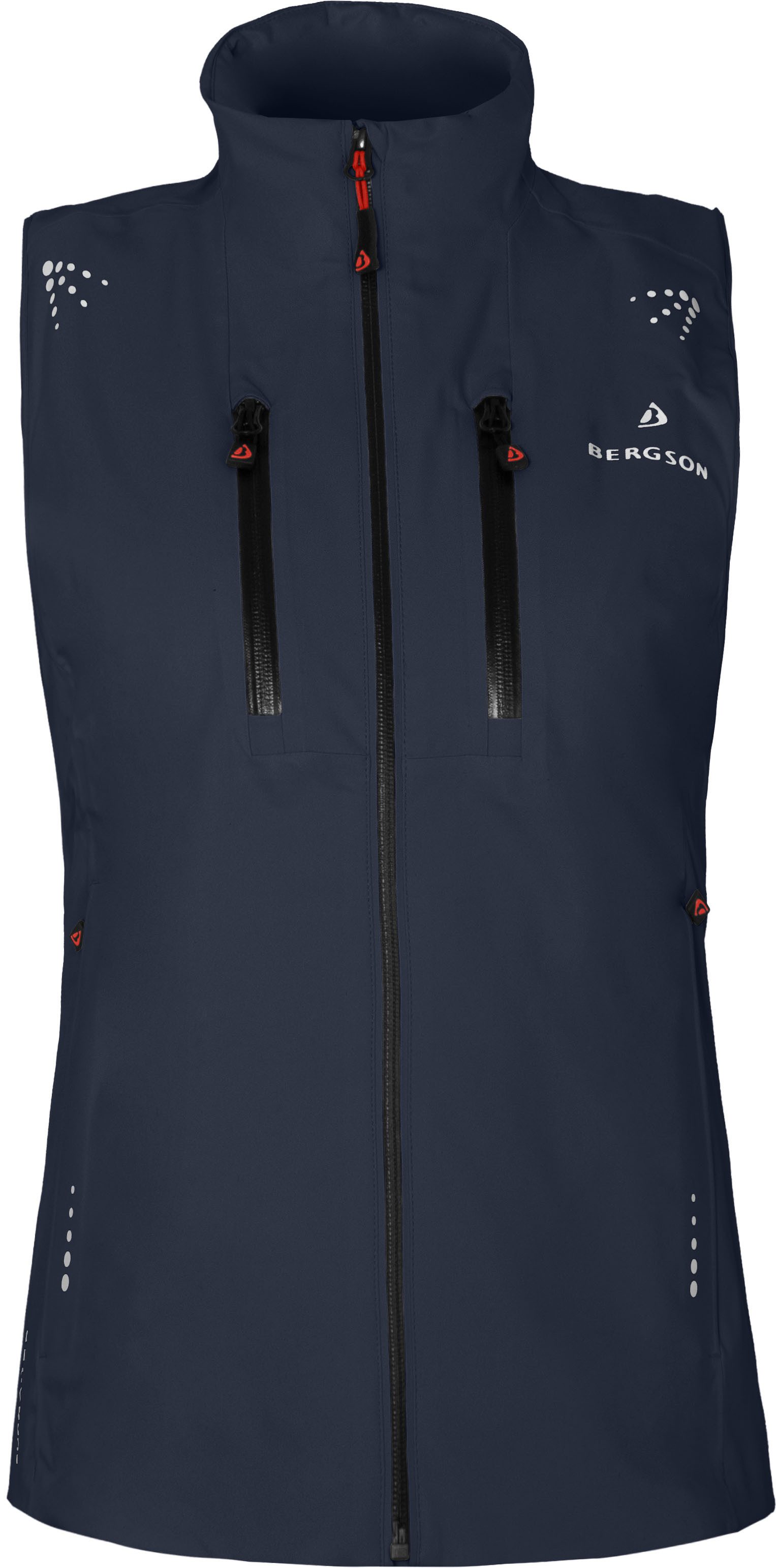 Bergson Regenjacke LEKNES THERMO Weste Damen Regenweste, recycelt, leicht w günstig online kaufen
