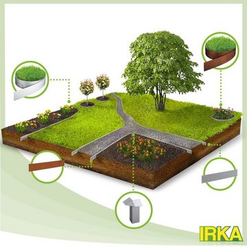 IRKA Rasenkante Verbinder für Rasenkantenband Alu-Zink