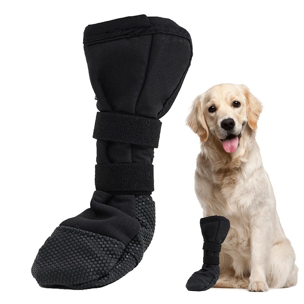 Ledander Pfotenschutz Hundeschuhe wasserdicht,Atmungsaktive Hundeschuhe für verletzte Pfoten, (1-tlg), Große Schuhe Große Hunde Innen und Draußen,für Pet Verletzung Recover